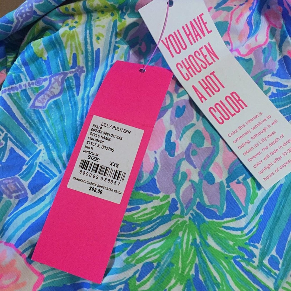 Lilly Pulitzer Swizzle In Finn T-Shirt Shift Dress - Picture 10 of 12